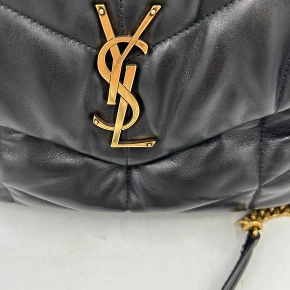 Saint Laurent Lou medium puffer shoulder bag made in Italy - Picture 7 of 16